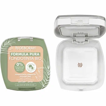 DEBORAH пудра-основа тональная formula pura fondotinta bio т.01 9г